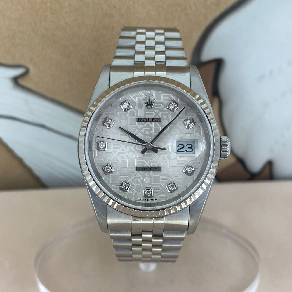 Rolex datejust con on sale brillantini